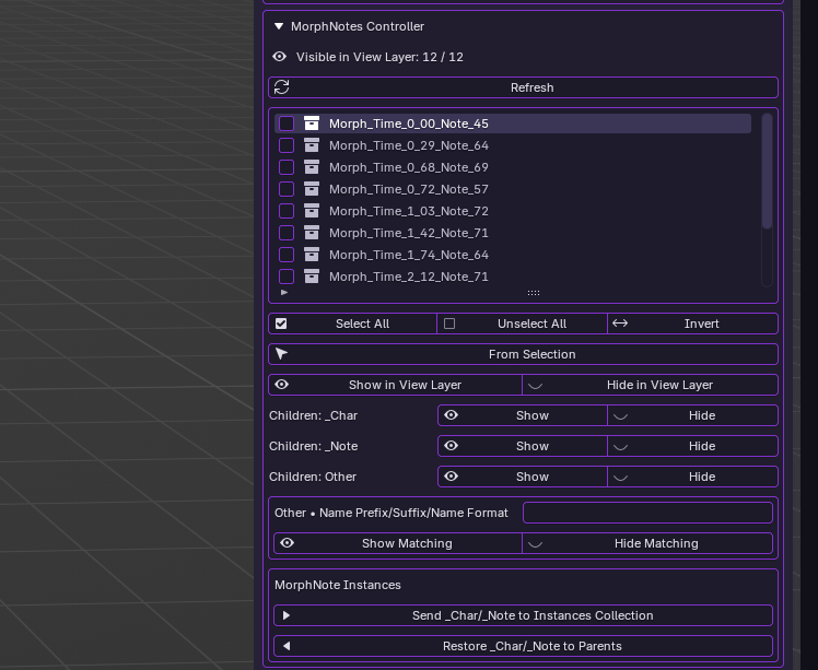 MorphNotes Controller