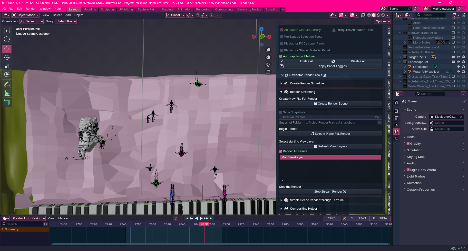 Render Streaming Panel