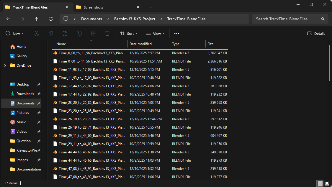 Track Time Directory